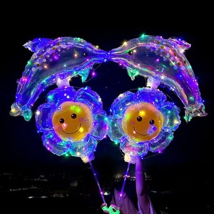 Palloncino palmare incandescente delfino nuovo stile colorato partito a Led palloncino <span class=keywords><strong>per</strong></span> la promozione della scuola materna piccolo regalo di compleanno - Product Image 3