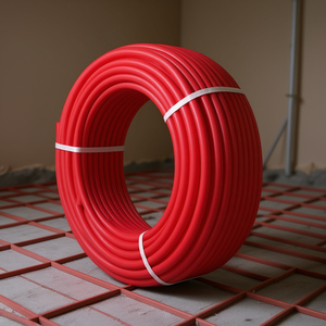 Tuyau PEX-B à barrière d'oxygène 1/2 pouce 500 pieds rouge EVOH pour chauffage par le sol radiant résidentiel et commercial - Product Image 2
