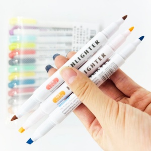 Juego de Marcadores Fluorescentes de 15 Colores, Resaltadores de Doble Cara de Alta Calidad y Duraderos para Estudiantes - Product Image 5