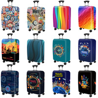 Housse de protection personnalisée pour valise de voyage en Spandex, pour l'extérieur