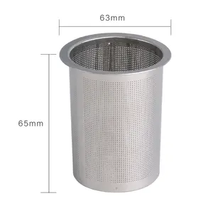 WHY139 304不锈钢蚀刻网可重复使用泡茶器滤茶器茶壶散茶过滤器厨房配件
