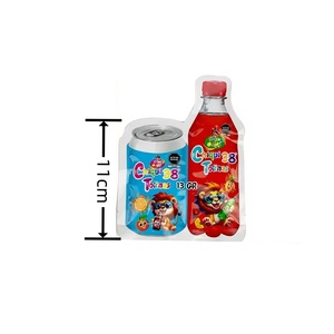Commercio all'ingrosso della fabbrica divertente bottiglia di Soda dolce Mix frutta pressa caramelle un pezzo sacchetto di zucchero 13g - Product Image 5