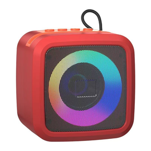 X-911 Ev Partisi Taşınabilir Çok Satan Mini Su Geçirmez Kablosuz BT Hoparlör RGB LED Işıklı FM Radyo TF USB <span class=keywords><strong>MIC</strong></span> Telefon Tutucu - Product Image 3