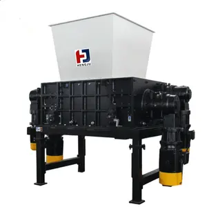 Waste shredder improve efficiency large garbage shredder plastic machine