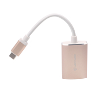 USB C a HDMI adaptador de tipo C a HDMI convertidor (Thunderbolt 3) 4K @ 30Hz para MacBook Pro Google Chromebook Pixel Dell