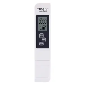 Tds EC Meter Tester Pen 3 in1 chức năng dẫn chất lượng nước Công cụ đo lường 0-5000ppm TDS & EC Tester