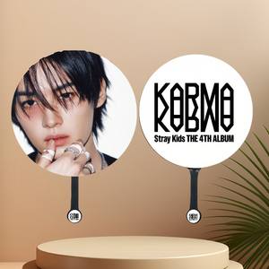 Kpop straykids อัลบั้ม4TH ขนาดเล็ก PVC bangchan hyunjin Felix Fashion World Tour พัดพกพาของขวัญฤดูร้อนขายส่ง - Product Image 3