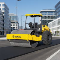 Rouleau compresseur d'asphalte avec moteur Deutz, modèle économe en énergie BW212, puissance 95 kW, pour la construction routière ou mini-compacteur à tambour unique