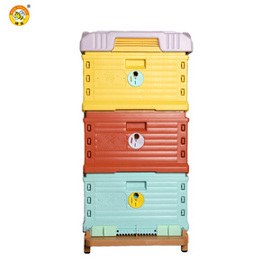 เครื่องมือการเลี้ยงผึ้ง Langstroth ใหม่ล่าสุดพลาสติกเทอร์โม Beehive อุปกรณ์การเลี้ยงผึ้งผึ้งไฮฟ์10เฟรม - Product Image 2