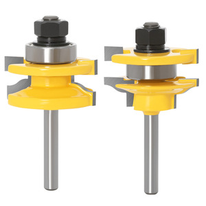 قاطع خشب ثلاثي القطع من الكربيد غير المطلي بشفرتين لأبواب الخزائن قابل للتخصيص حسب الطلب - Product Image 5