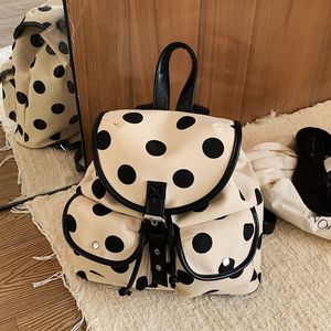 Mochila Escolar de Lona con Estampado de Vaca Estilo Occidental de Alta Calidad para Mujer, Mochilas Casuales para Mujer, Bolsos de Hombro Escolares - Product Image 1