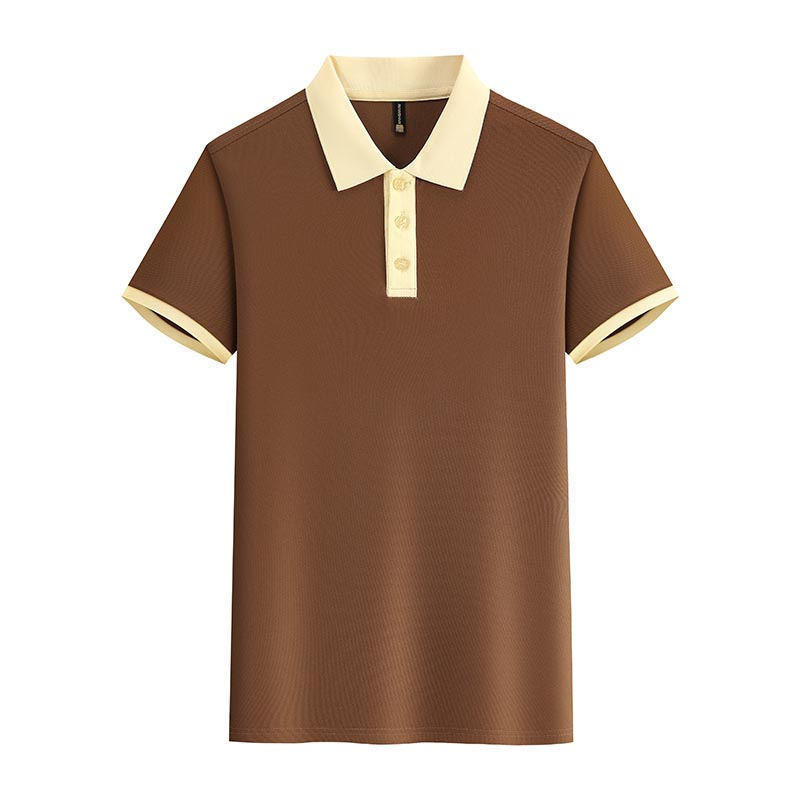 Brown and cream-colored collar