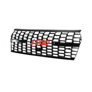 Calandre avant noire brillante de style GR-Sport de luxe pour Land Cruiser <span class=keywords><strong>PRADO</strong></span> 2018-2023 avec logo LED éclairé compatible radar TSS - Product Image 2