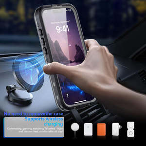 Shellbox Dot Ip68 Case Voor Iphone 17 Waterdichte Heavy Duty 360 Bescherming Ingebouwde Schermbeschermer - Product Image 5