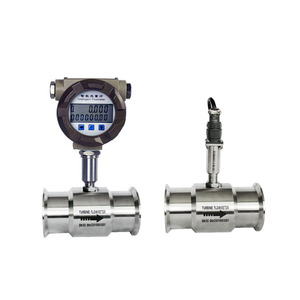 High Pressure Stainless Steel Water Turbine Flowmeter , 4-20mA <strong>Output</strong> Hydraulic Liquid Turbine Flowmeter - Product Image 3
