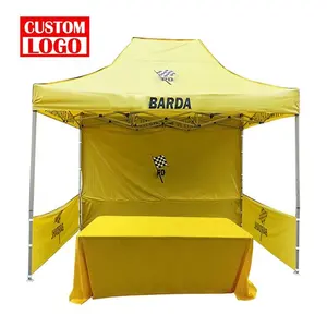 خيمة تخييم كبيرة مخصصة بعلامة تجارية للأماكن الخارجية بمقاس 50 ملم خيمة قابلة للطي 3*3