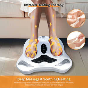 Máquina calefactora de masaje de pies Shiatsu multifunción China modelo máquina masajeadora de pies de terapia Tens eléctrica con calor - Product Image 3