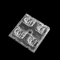 Lentille 5050 SMD aspect d'éclairage de rue LED, 4 en 1, Module de forme carrée multi-led, lentille pour éclairage extérieur