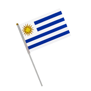 Tùy chỉnh cầm tay mini vẫy cờ của riêng bạn thiết kế logo nhà máy làm cho khuyến mại cờ và biểu ngữ với nhựa gậy gỗ - Product Image 5