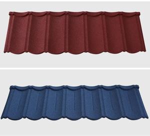 Feuilles de toiture en zinc de nouveau style tuile de toiture en acier revêtue de pierre pour la construction de maisons matériaux de construction feuilles de couverture de toit vent <span class=keywords><strong>R</strong></span> - Product Image 2