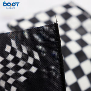Schwarz-Weiß-Kariertes Klebeband mit schwarz-weiß kariertem Flaggen band mit Eisendraht kanten band DIY Handmade Bow <span class=keywords><strong>Ribbon</strong></span> - Product Image 6