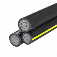UL 600V URD CABLE 1/0, 2/0, 3/0, 4/0 Triplex Cable de aluminio URD de metro de CABLE