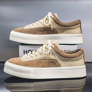 Zapatillas deportivas casuales de lona transpirables de estilo nuevo para el verano 2026, versátiles, de marca de moda, con suela gruesa de ante, calzado de lona a la última. - Product Image 3