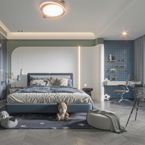 Set di Mobili per Camera da Letto per Bambini Eco-Compatibili e Non Tossici con Angoli Antiurto per il Sonno, Studio e Gioco Quotidiani dei Bambini - Product Image 3