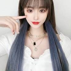 WE6246F Ash Blue 5P Hairpiece Bridge Styling Accesorios - Product Image 1