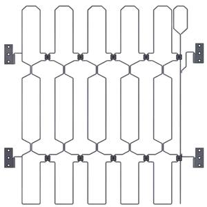 Puertas de Acero Inoxidable Plegables para Mascotas, con Instalación Sencilla para Escaleras y Entrada Segura, Cerramientos para Perros - Product Image 2