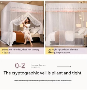 Moustiquaire en nid d'abeille avec cadre en acier inoxydable, grand espace, anti-insectes, pour chambre à coucher, dortoir, maison, hôtel - Product Image 5