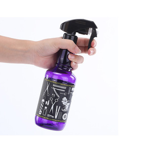 Retro Round Hair <b>Spray</b> Bottle 350ml High Pressure Ultra Fine Mist For Salon <b>Styling</b> Tools - Product Image 5