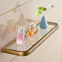 Ensemble de porte-serviettes de style européen en cuivre massif avec finition laiton antique, design à barre simple/double pour salle de bain d'hôtel
