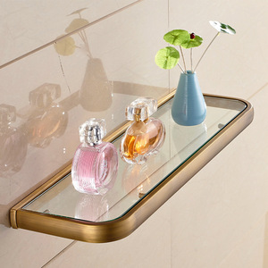 <span class=keywords><strong>Set</strong></span> Portasciugamani in Rame Stile Europeo Antico con Finitura in Ottone Anticato, Design a Barra Singola/Doppia per <span class=keywords><strong>Bagno</strong></span> d'Hotel - Product Image 5