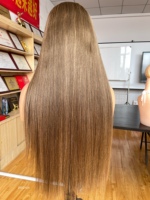 Perruque Lace Front HD 13x5 SHY en Cheveux Humains Bruts, Densité Personnalisée, Couleur de Salon, Lisse, Ligne de Cheveux Naturelle, Marque Privée