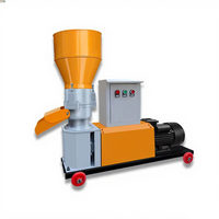 Meilleure vente Machine à granulés électrique pour aliments pour animaux domestiques et poissons Petit dispositif d'alimentation du bétail domestique Machines de traitement des aliments pour animaux