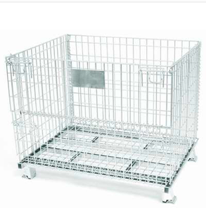 <span class=keywords><strong>Cage</strong></span> de stockage personnalisée en acier véritable galvanisé et pliant Cages de stockage extérieures avec treillis soudé Produit du fabricant - Product Image 4