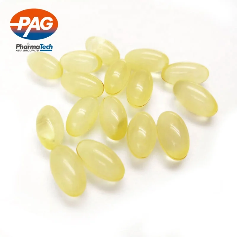 Pag Private Label Service Immuunsysteem Anti-Vermoeidheid Virgin Kokosolie Met Vitamine D3 K2 Supplement Softgel Capsule