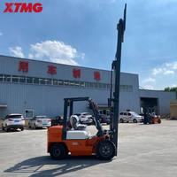 Chariot élévateur diesel XTMG rapide, vitesse de déplacement de 14 km/h, capacité de 3,5 tonnes, pour les tâches de distribution en entrepôt à fort volume, chariot élévateur diesel industriel