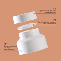Pot en plastique de 30 ml pour crème corporelle, beurre corporel, gommage, cosmétiques, emballage avec bouchon à vis