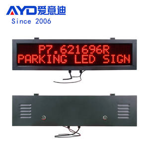 Las señales de estacionamiento LED atraen a los automovilistas al garaje de estacionamiento o al lote de superficie Sistema de estacionamiento de comunicación TCP/IP Pantalla LED - Product Image 4