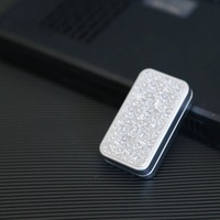 Spinner de Metal EDC Personalizable con Cabeza de Tigre para Niños, Juguete Antiestrés de Empujar con la Mano, Tarjeta Recta, Moneda, para Manos Activas