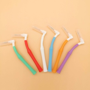 Brosse interdentaire en forme de L pour appareils orthodontiques, mini brosse à dents portable de voyage pour le nettoyage des dents - Product Image 5