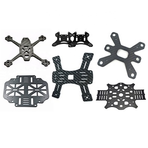 Mecanizado CNC de Alta Precisión Personalizado, Lámina de Fibra de Carbono 3K, Piezas de Aeronaves para Drones FPV UAV RC - Product Image 1