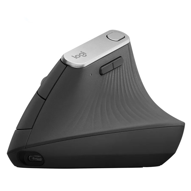 New Logitech MX Vertical Original Ergonomic Vertical Mouse 57 Degree Design 4000DPI Tri Mode Wireless for Long Hour Office Work