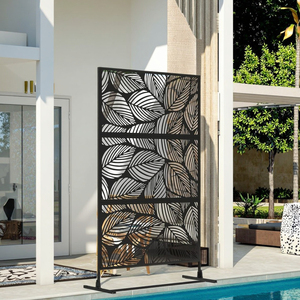 Freestanding di động văn phòng riêng tư Màn hình moden phong cách màn hình với laser cắt Bảng điều chỉnh không thấm nước di động phòng chia - Product Image 5