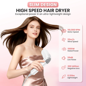 Asciugacapelli Professionale <span class=keywords><strong>a</strong></span> 200 Milioni di Ioni Negativi, <span class=keywords><strong>a</strong></span> Risparmio Energetico e Sicuro, Asciugatura Rapida - Product Image 2