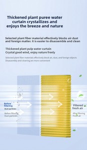 Ventilatore Raffreddatore d'Aria Evaporativo Portatile in Plastica Alimentato a Corrente con <span class=keywords><strong>3</strong></span> Velocità, Bassa Rumorosità e Ruote - Product Image 5