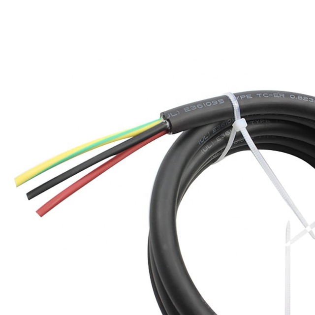 Multi Core FEP Insulation Copper Braiding Shield Wire PVC PFA FEP PTFE Transparent Jacket Shielding High Temperature Power Cable