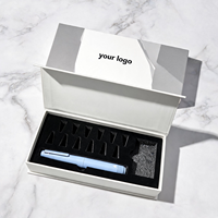 Elegante Astuccio Magnetico per Pennelli Cosmetici, Organizzatore da Viaggio, Portapenne Vuoto Portatile con Stampa Logo Personalizzata